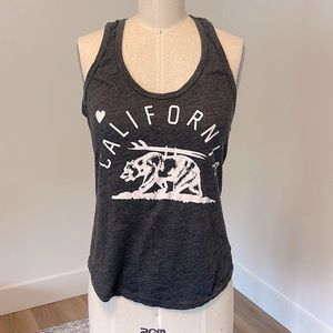 CALIFORNIA racer back Tank S